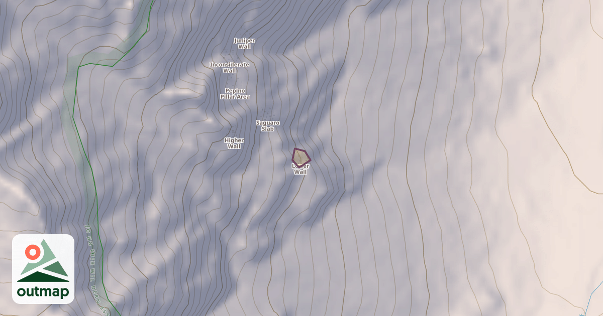 Map of Lower Wall