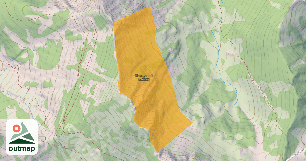 Map of Honeycomb Chutes