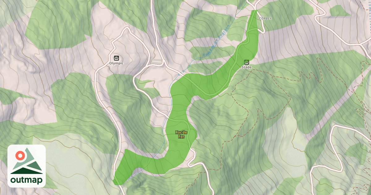 Map of Roc de Fer