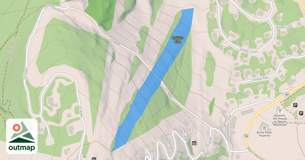 Map of Robin's Run