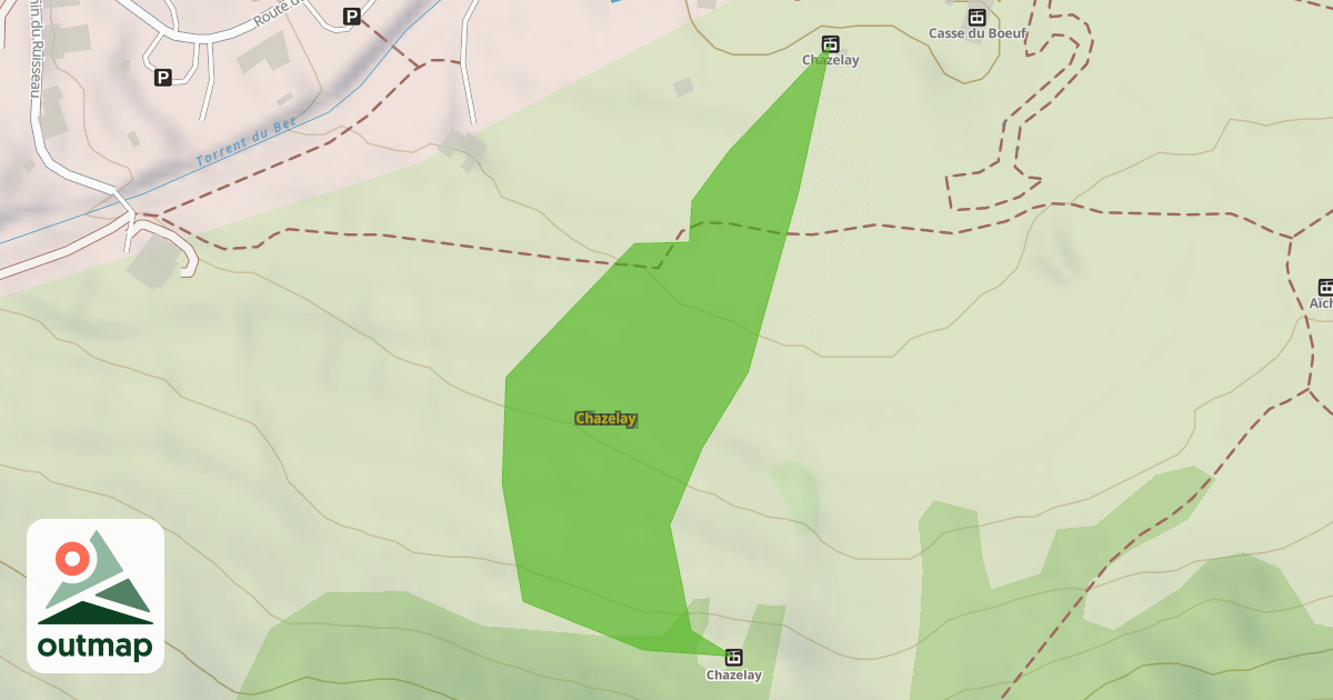 Map of Chazelay