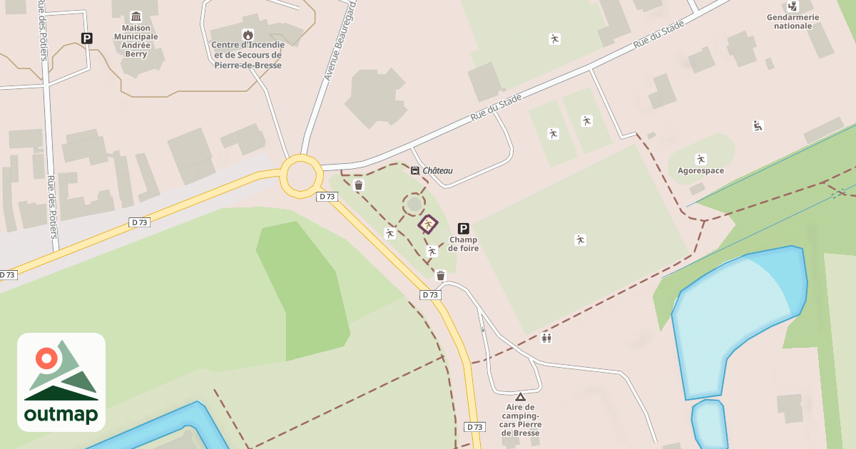 Map of Climbing Site