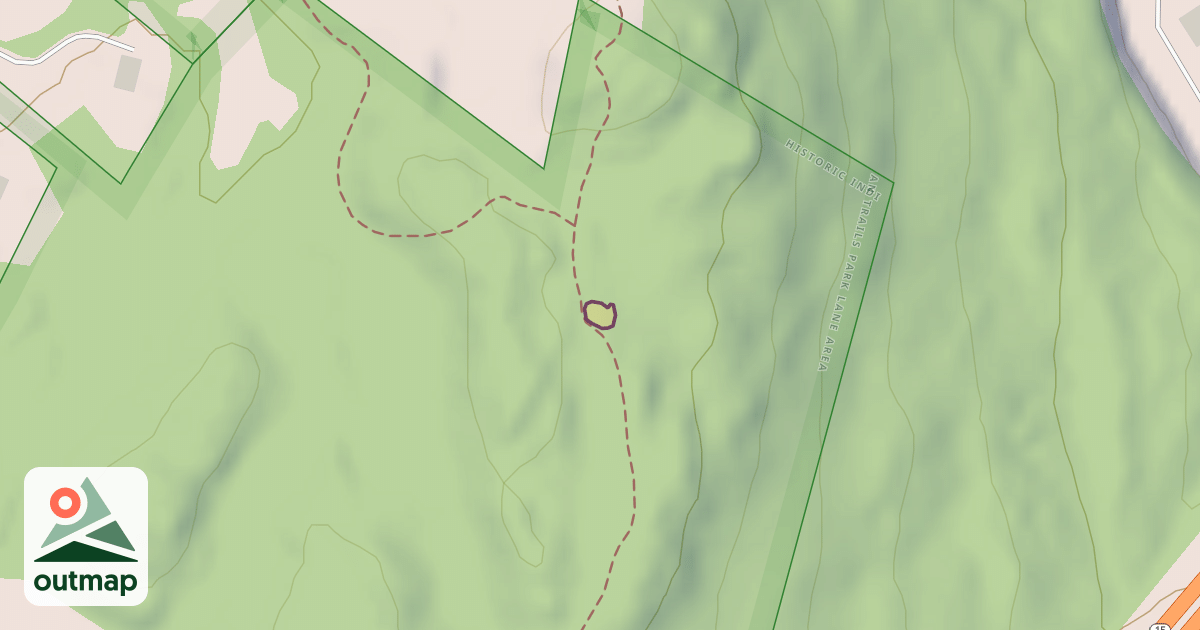 Map of Climbing Boulder