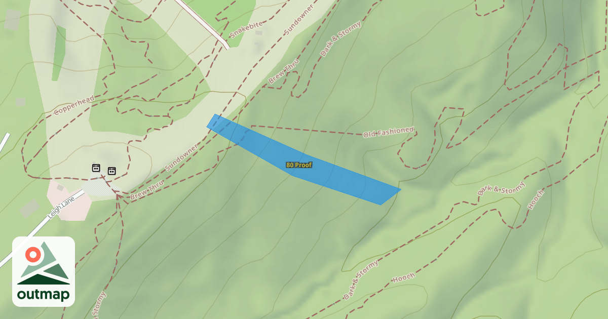 Map of 80 Proof