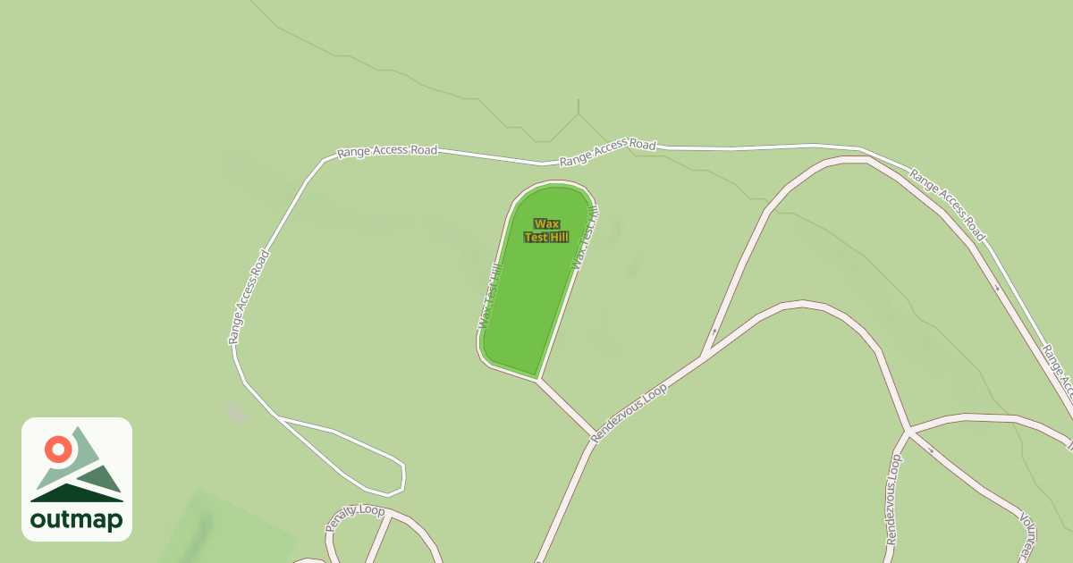 Map of Wax Test Hill