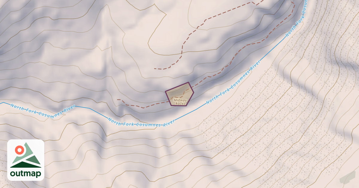 Map of Midway Rocks