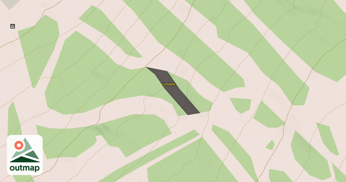 Map of Lenape