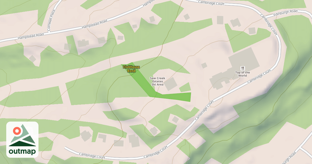 Map of Clubhouse Bend