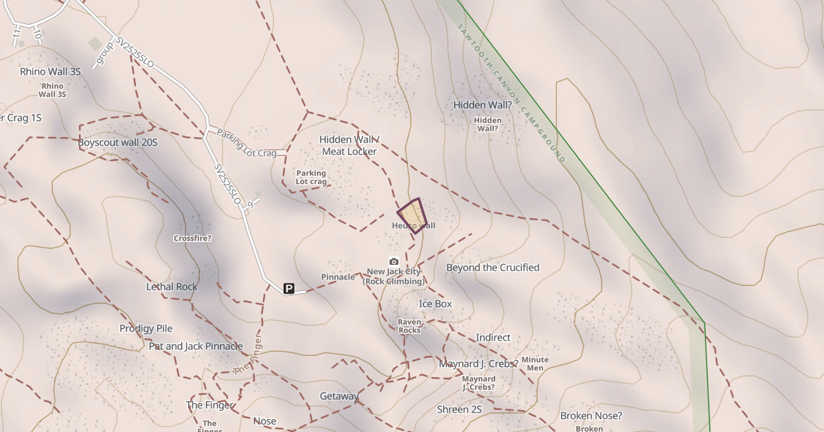 Map preview of Heuco wall