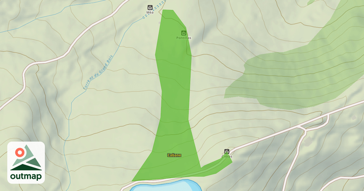 Map of Cabane