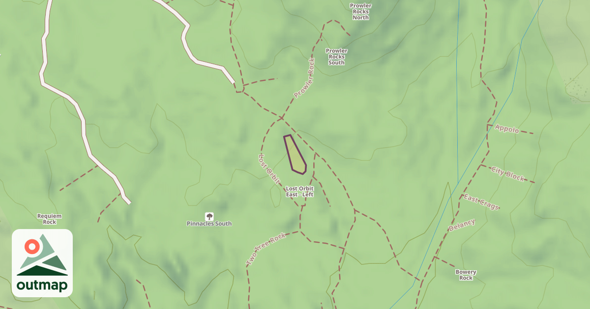 Map of Lost Orbit East - Right