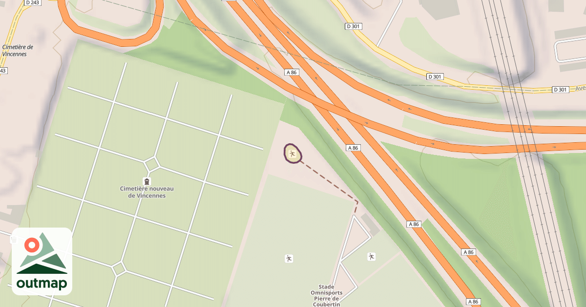 Map of Climbing Site