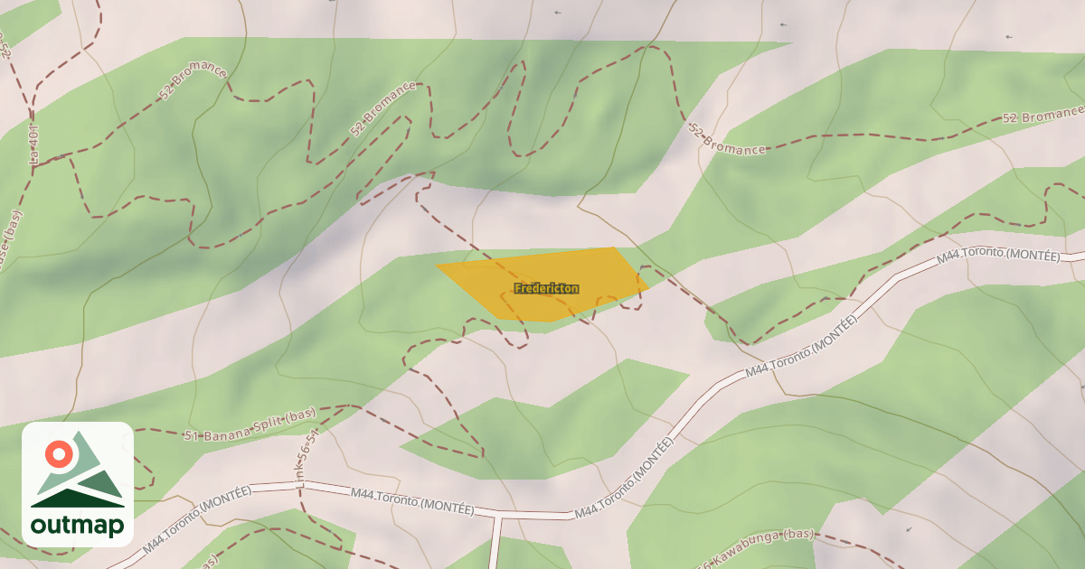 Map of Fredericton