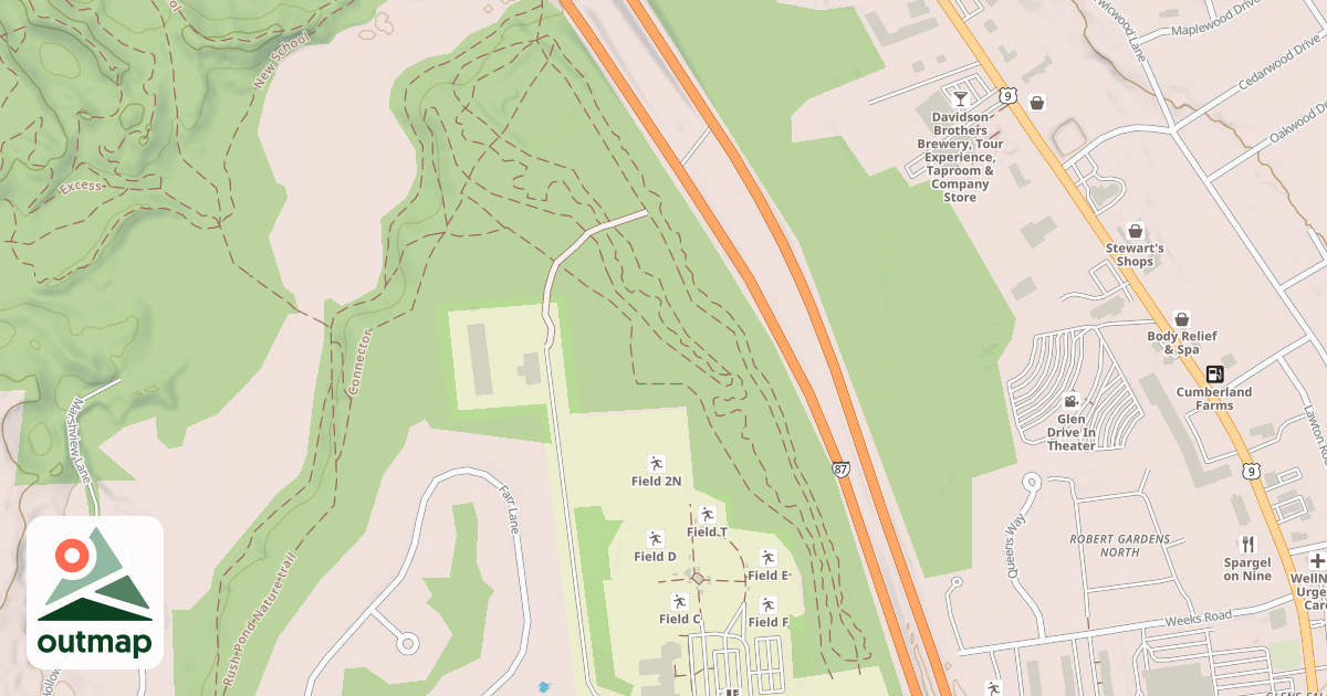 Map of QUFSD Trail