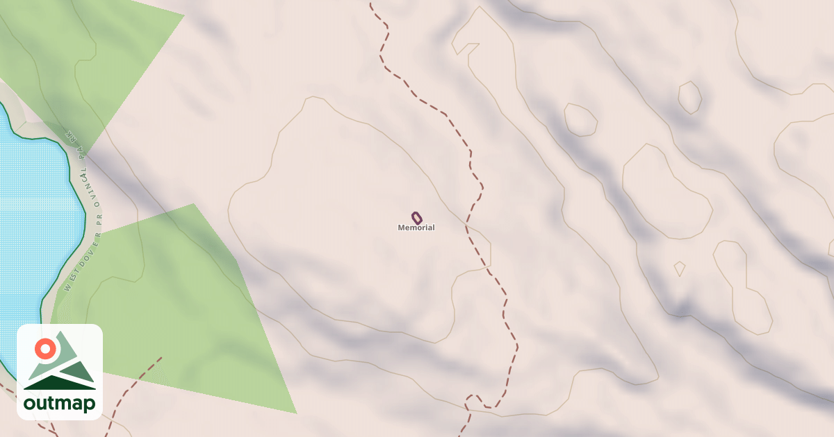 Map of Memorial Boulder