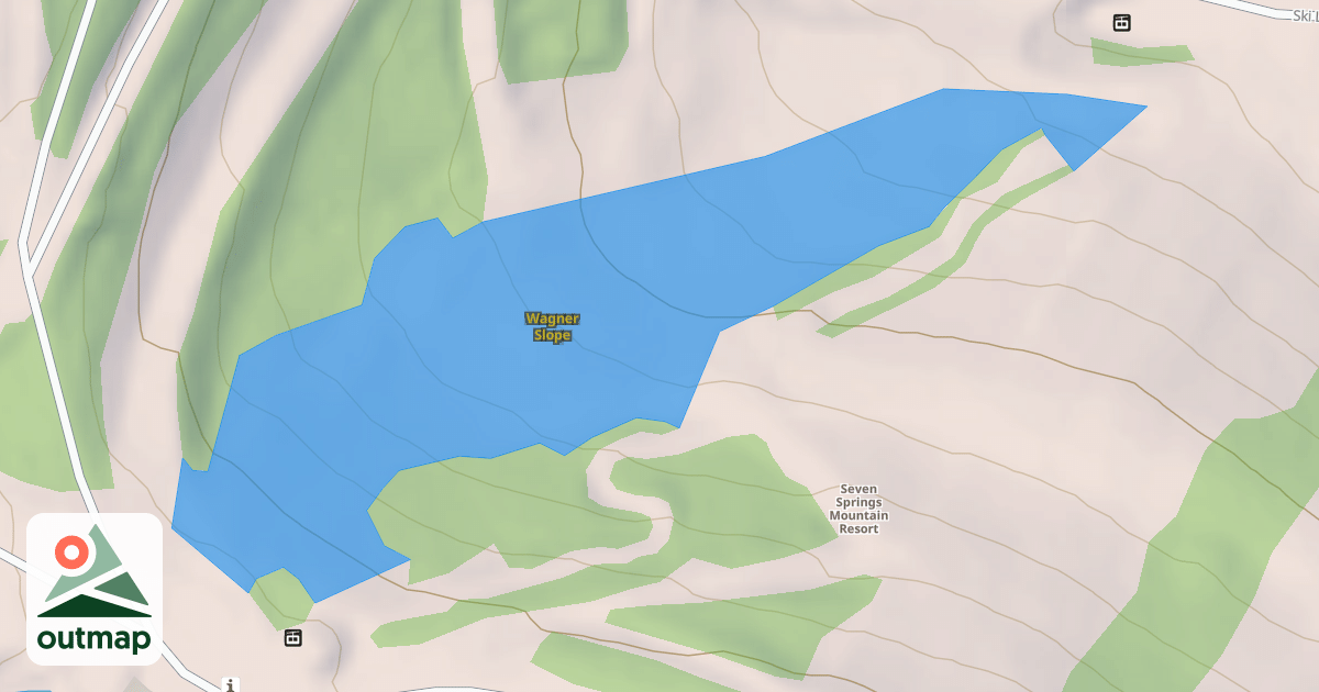 Map of Wagner Slope