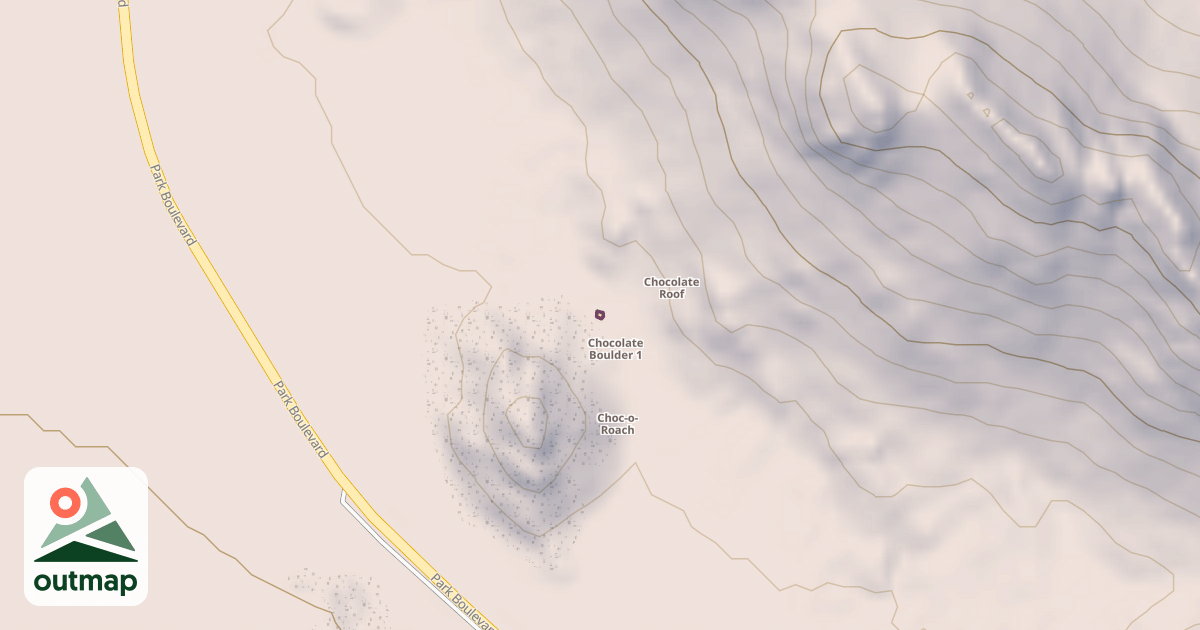 Map of Chocolate Boulder 2