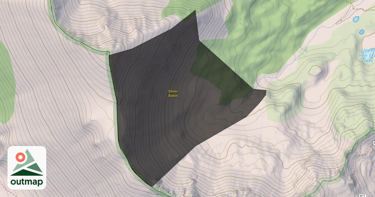 Map of Silver Basin
