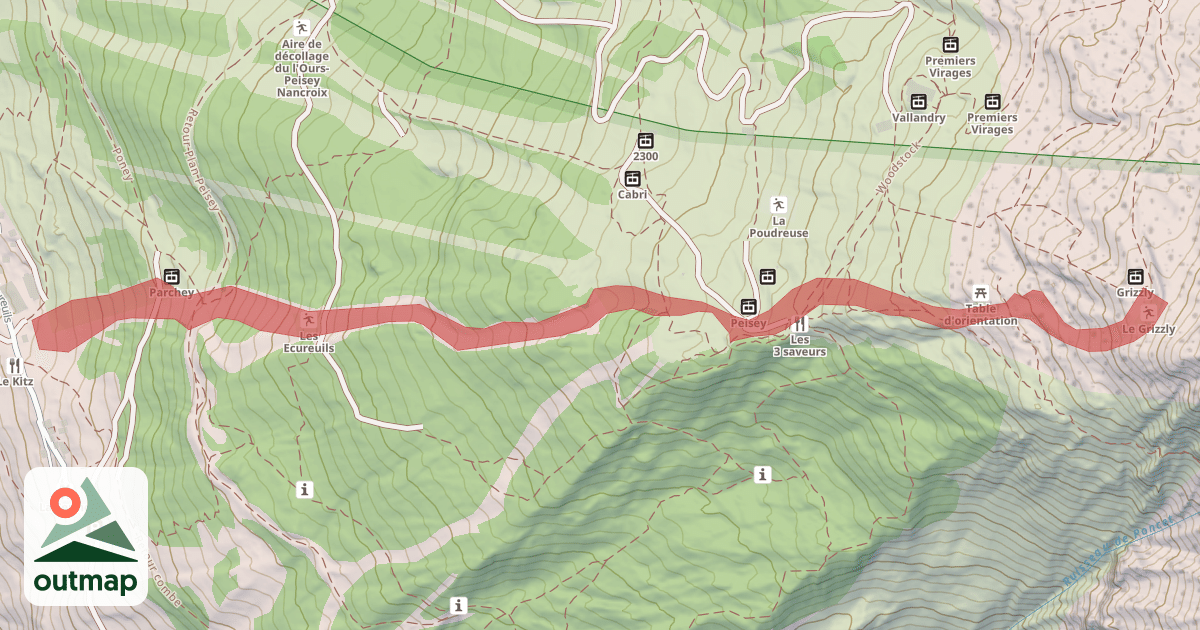 Map of Écureuils