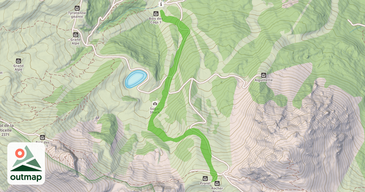 Map of Myrtilles