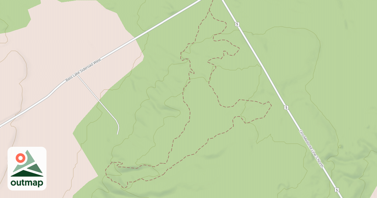 Map of Sanderson