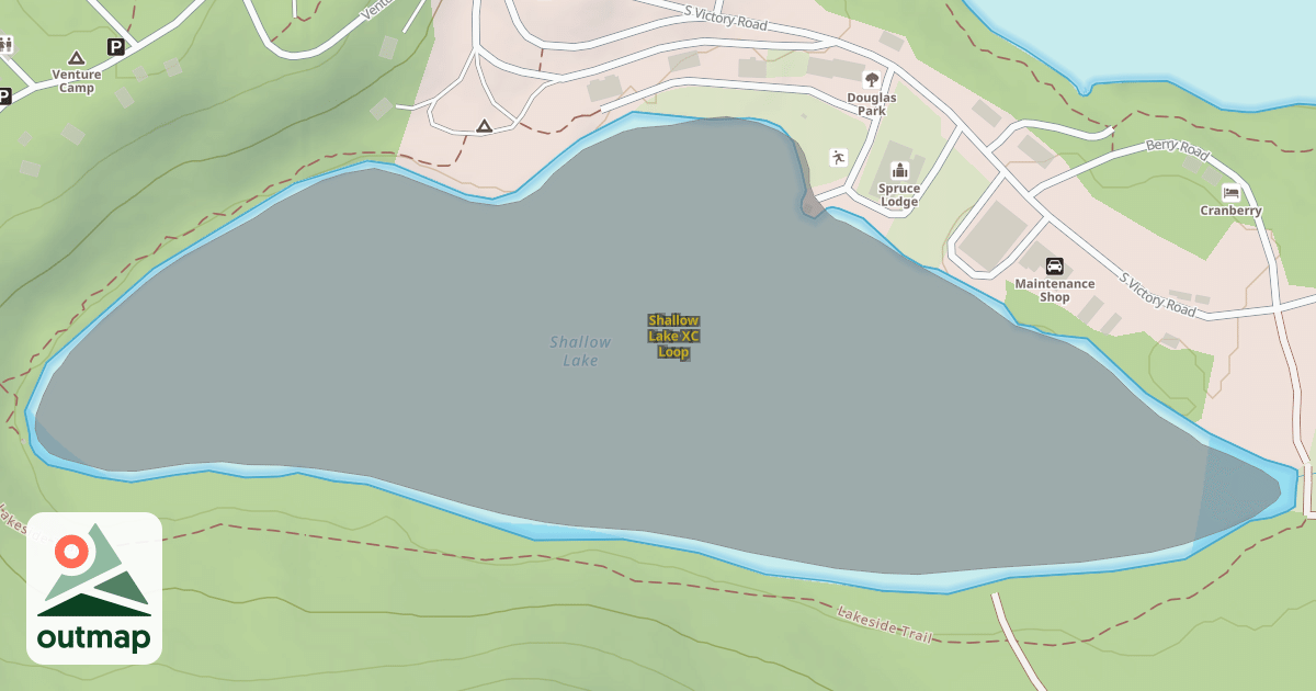 Map of Shallow Lake XC Loop