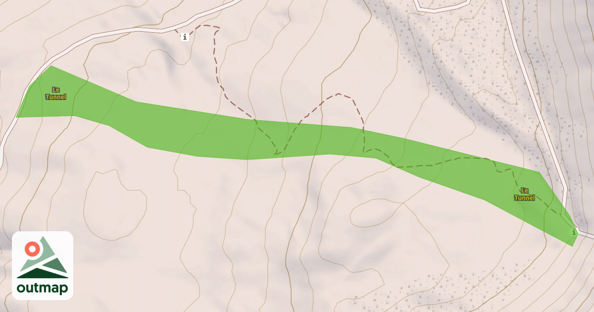 Map of Le Tunnel