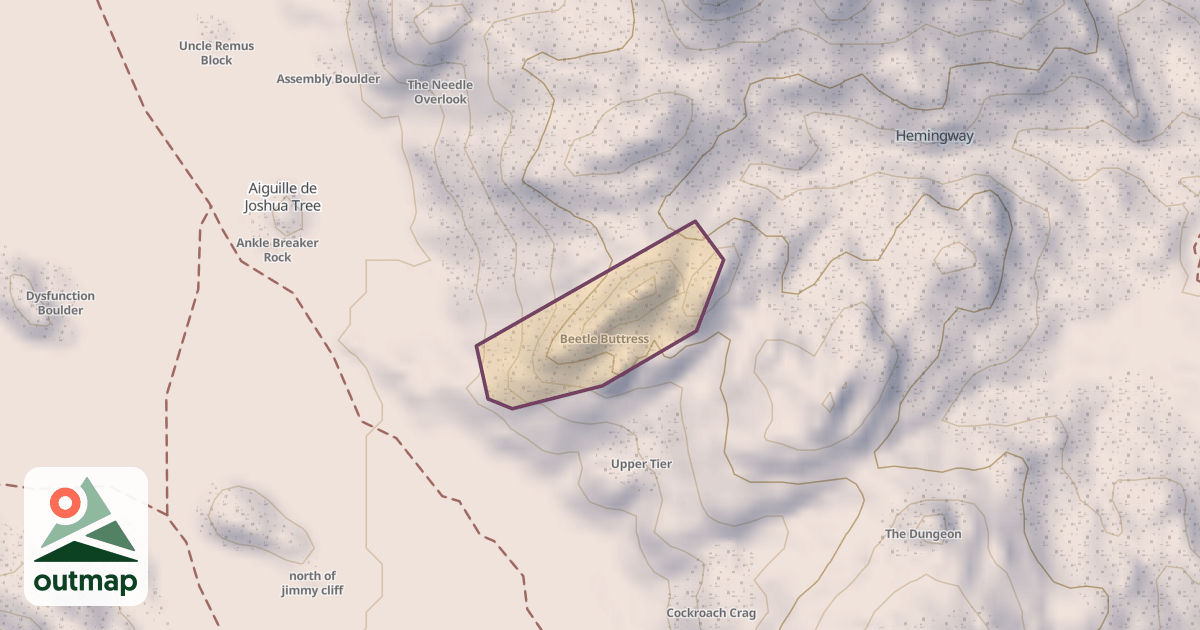 Map of Beetle Buttress