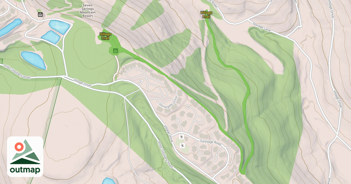 Map of Village Trail