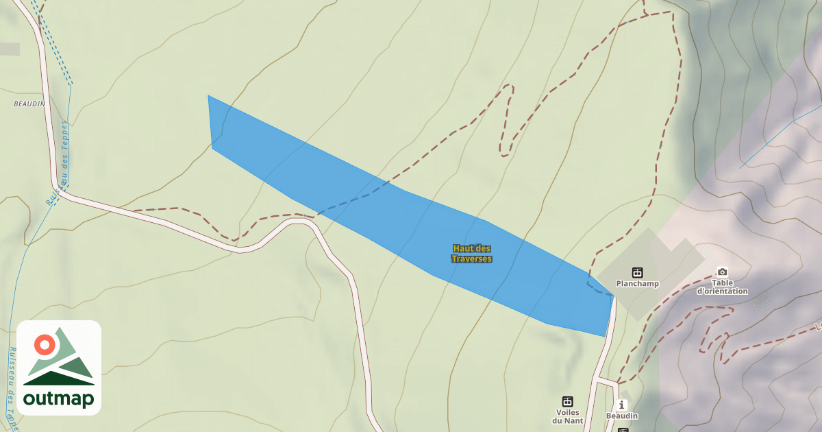 Map of Haut des Traverses