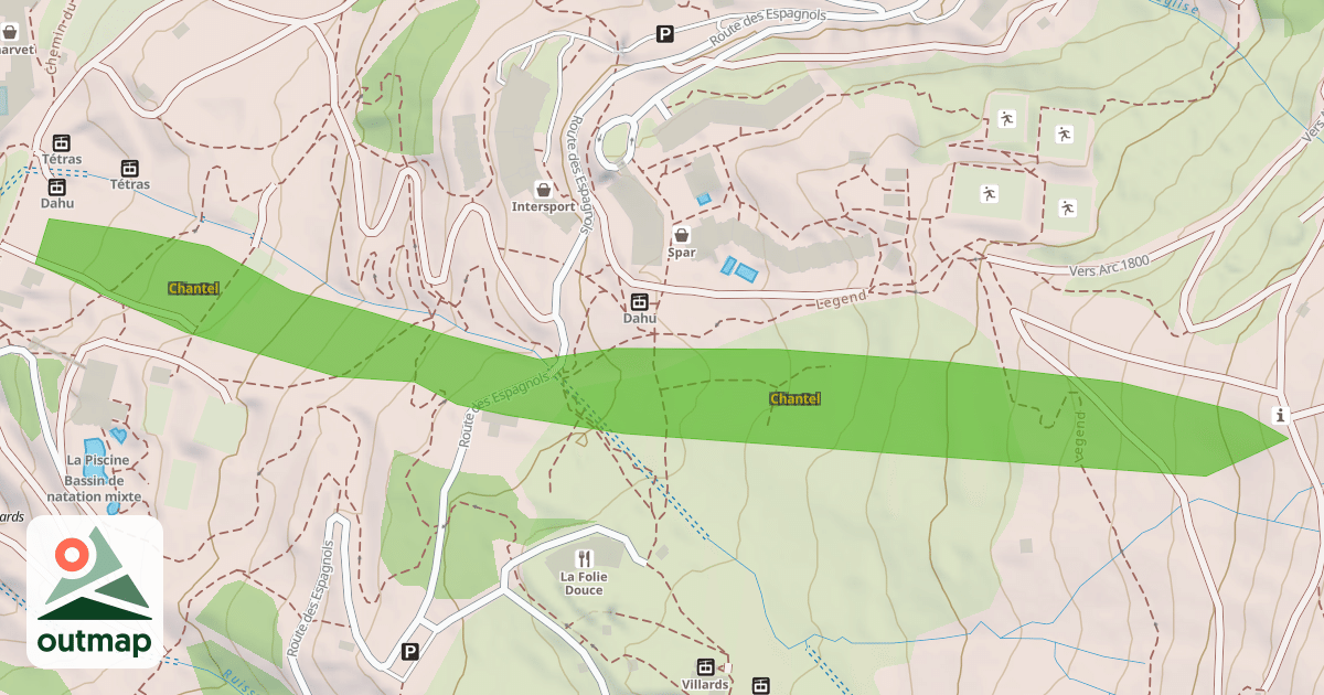 Map of Chantel