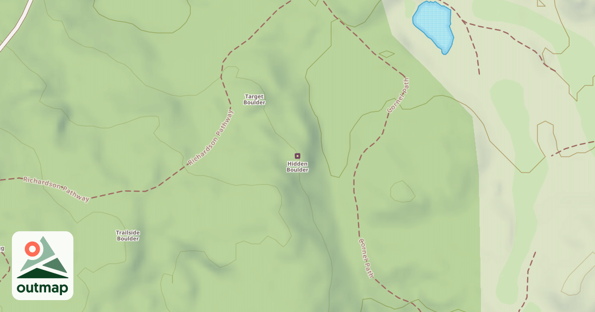 Map of Hidden Boulder