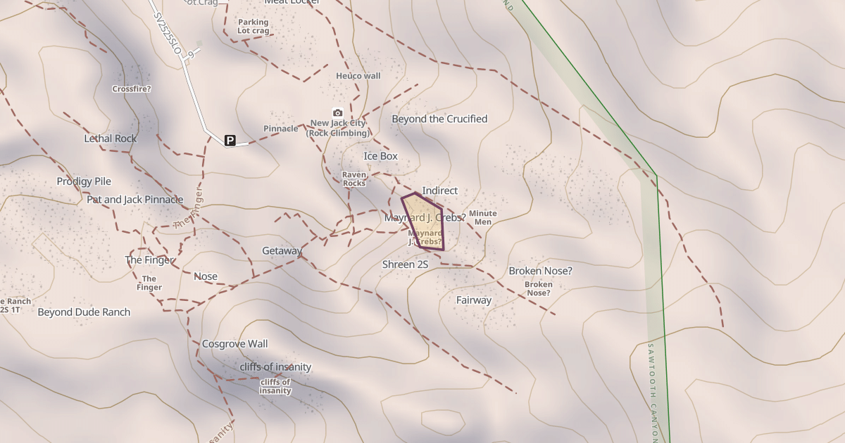 Map preview of Maynard J. Crebs?