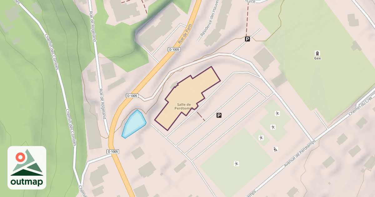 Map of Salle de Perdtemps