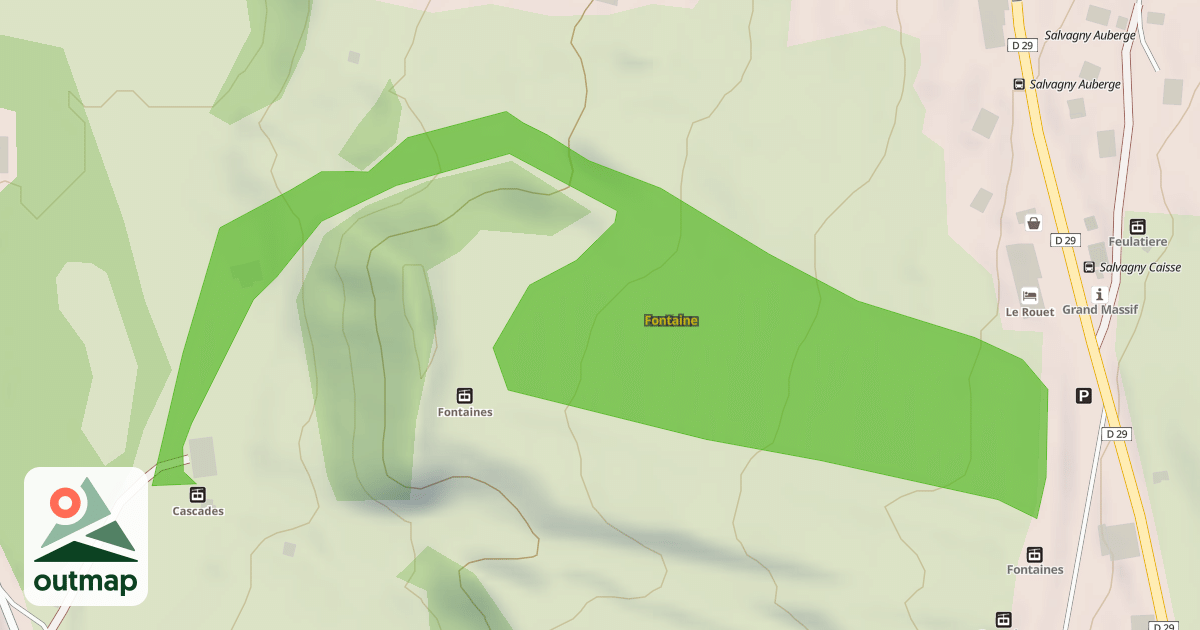 Map of Fontaine