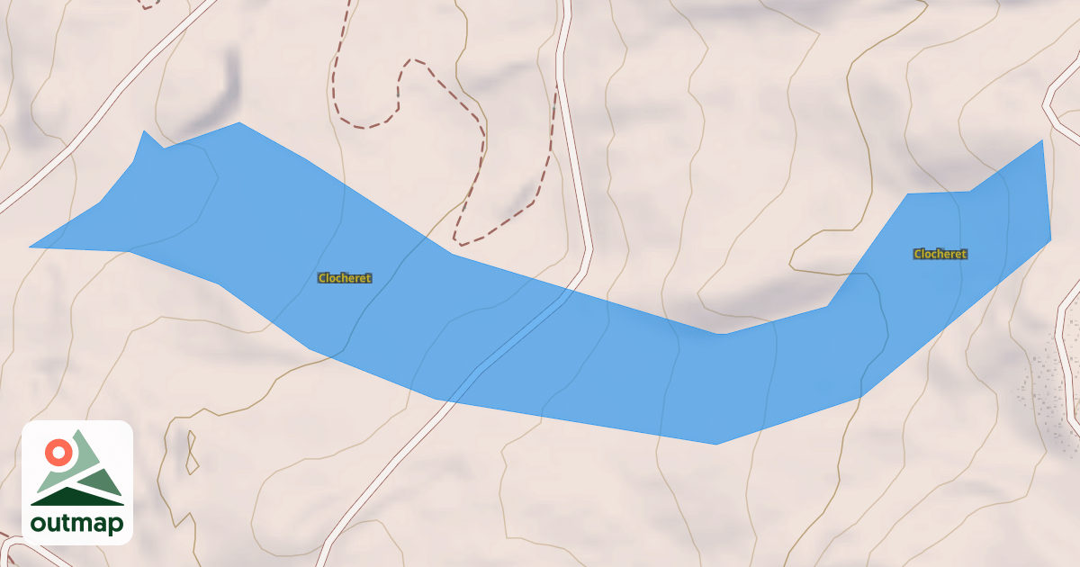 Map of Clocheret