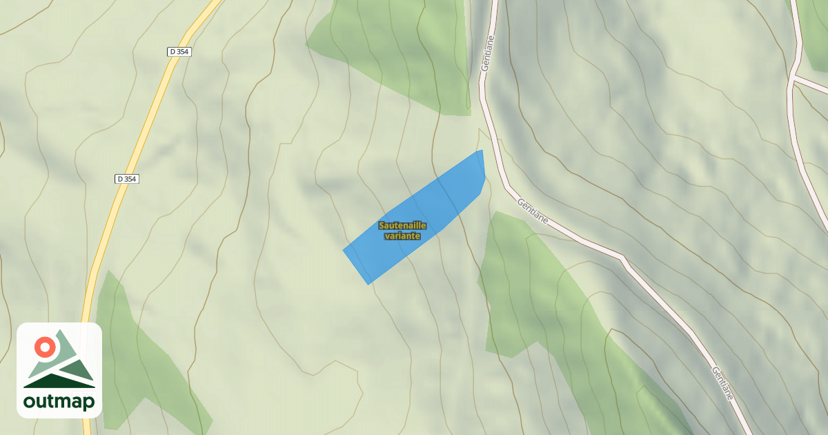 Map of Sautenaille variante