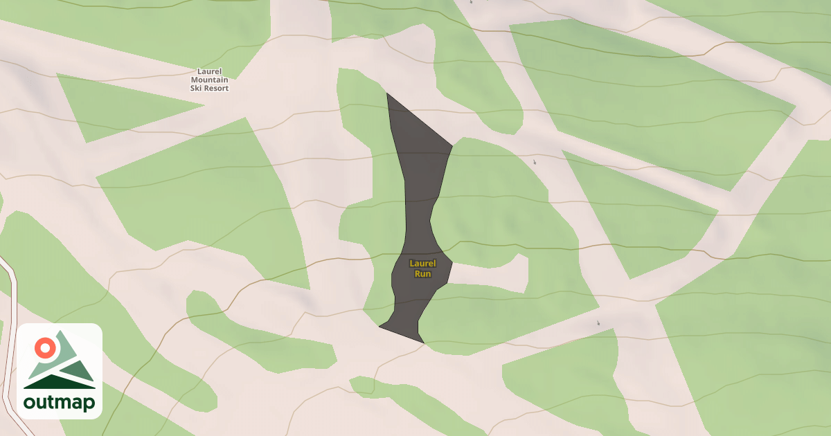 Map of Laurel Run