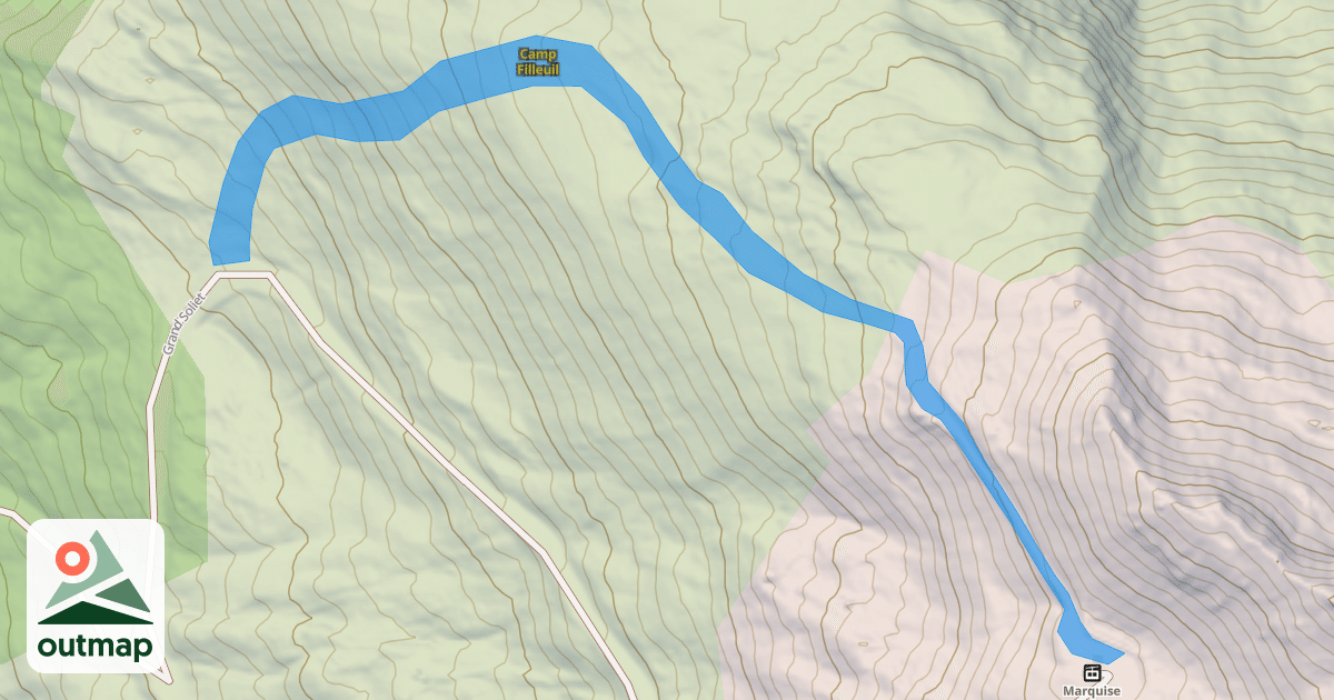 Map of Camp Filleuil