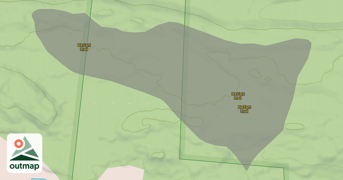 Map of Ox Cart Trail
