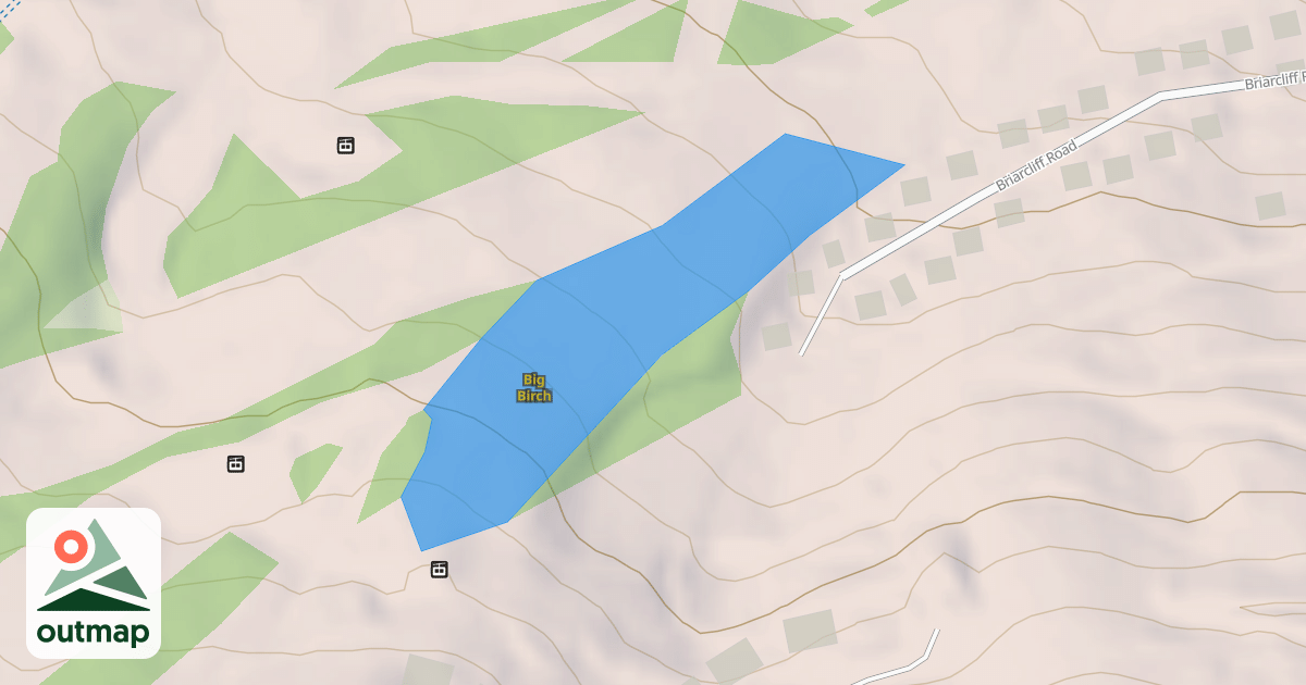 Map of Big Birch