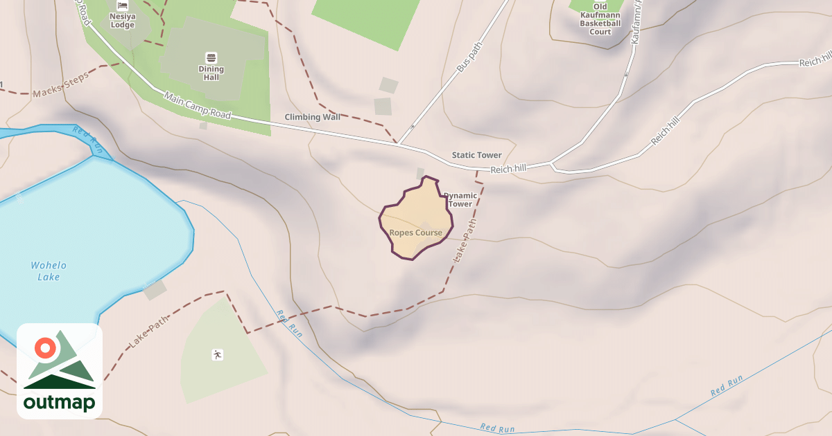 Map of Ropes Course