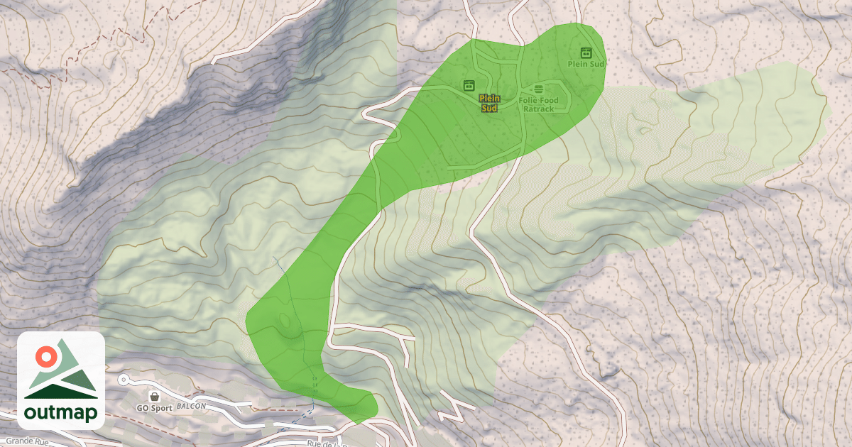 Map of Plein Sud