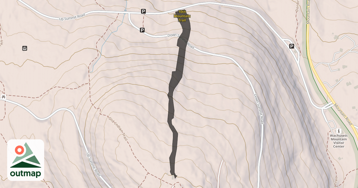 Map of 10th Mountain Trail
