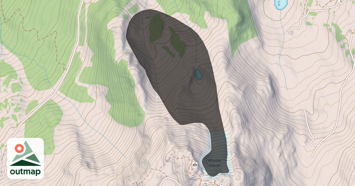 Map of Whistler Bowl