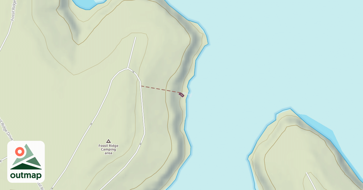 Map of Climbing Boulder