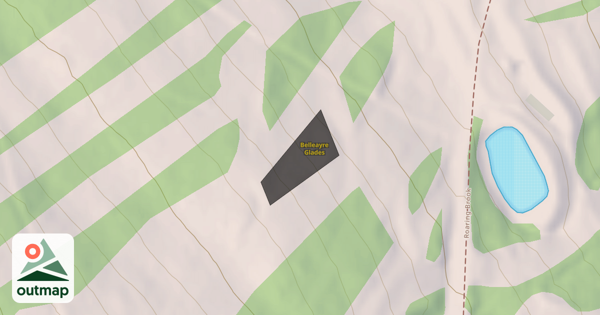 Map of Belleayre Glades