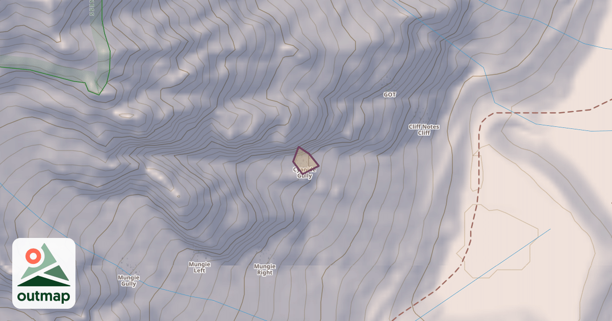 Map of Cyanide Gully