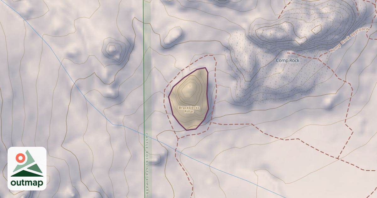 Map of Bracksiecks Pillar
