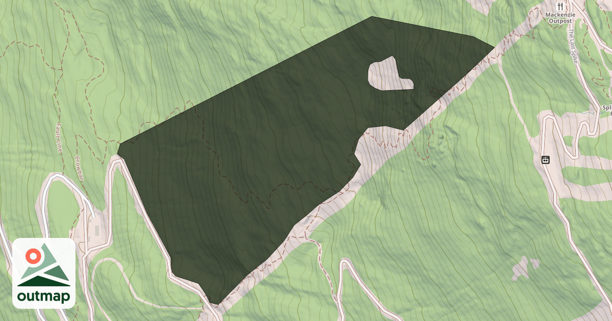 Map of Conifers of Gnarnia Glades
